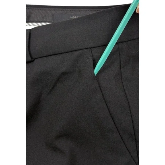 Banana Republic Logan Wool Dress Trousers Pants Modern Office Chic Stretch 10 - Picture 6 of 16